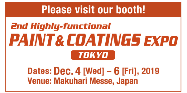 PAINT & COATINGS EXPO 2019 in Japan